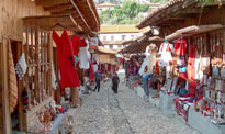 Markt in Berat Albanien