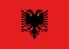 Albanische Flage