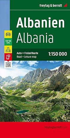 Albanien, Autokarte 1150.000